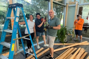Sukkah Building - September 28, 2025